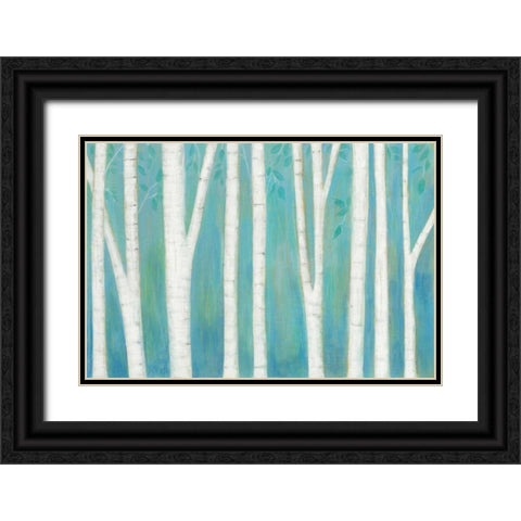Spring Woods Black Ornate Wood Framed Art Print with Double Matting by Averinos, Melissa