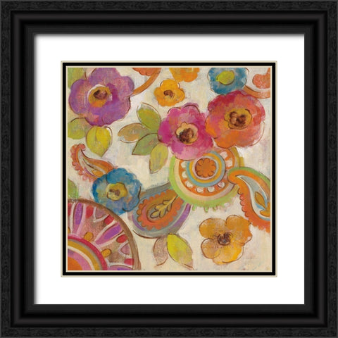 Bohemian Summer III Black Ornate Wood Framed Art Print with Double Matting by Vassileva, Silvia