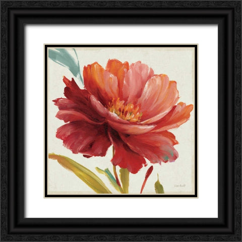 Dancing Colors I Black Ornate Wood Framed Art Print with Double Matting by Audit, Lisa