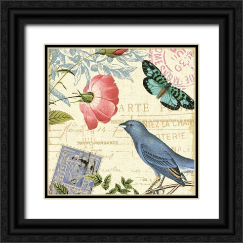 Memories IV Black Ornate Wood Framed Art Print with Double Matting by Pela