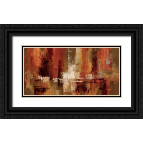 Castanets Black Ornate Wood Framed Art Print with Double Matting by Vassileva, Silvia