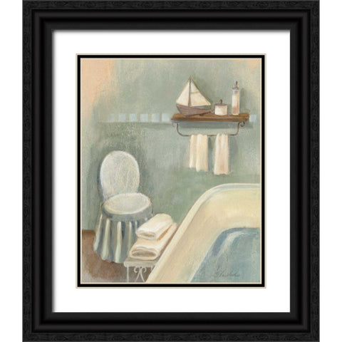Steam Bath I - Wag Black Ornate Wood Framed Art Print with Double Matting by Vassileva, Silvia