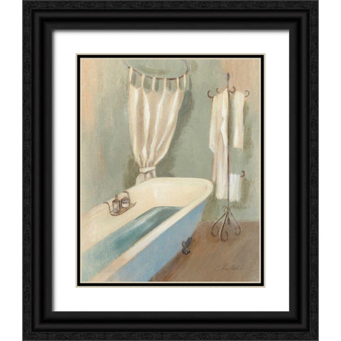 Steam Bath III - Wag Black Ornate Wood Framed Art Print with Double Matting by Vassileva, Silvia