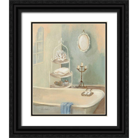 Steam Bath IV - Wag Black Ornate Wood Framed Art Print with Double Matting by Vassileva, Silvia