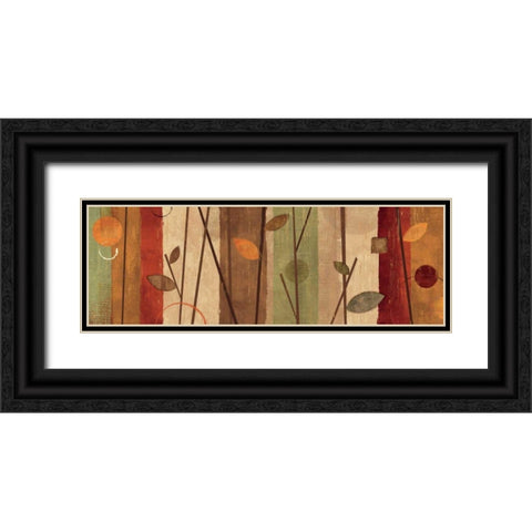 Modern Forest Natural Black Ornate Wood Framed Art Print with Double Matting by Charron, Veronique