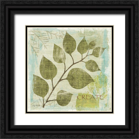 Woodland Thoughts III Black Ornate Wood Framed Art Print with Double Matting by Mullan, Michael