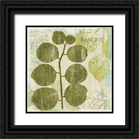Woodland Thoughts I Black Ornate Wood Framed Art Print with Double Matting by Mullan, Michael