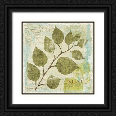 Woodland Thoughts III Black Ornate Wood Framed Art Print with Double Matting by Mullan, Michael
