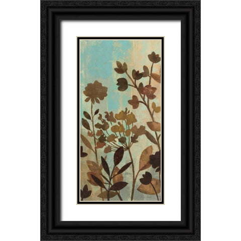 Enchanted Garden I Black Ornate Wood Framed Art Print with Double Matting by Vassileva, Silvia