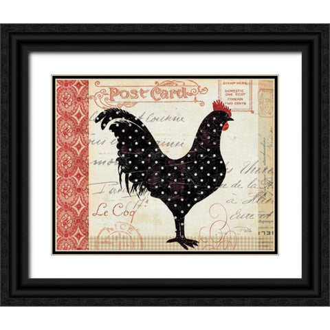 Campagne I Black Ornate Wood Framed Art Print with Double Matting by Pela