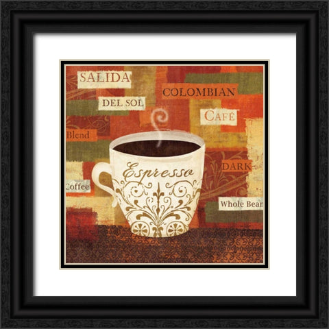 World Flavor IV Black Ornate Wood Framed Art Print with Double Matting by Charron, Veronique