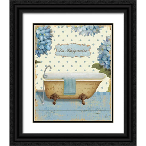 Thinking of You Bath II Black Ornate Wood Framed Art Print with Double Matting by Brissonnet, Daphne