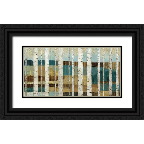 Shimmering Valley Black Ornate Wood Framed Art Print with Double Matting by Wild Apple Portfolio