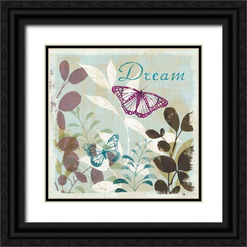 Be Leaves Spice II Black Ornate Wood Framed Art Print with Double Matting by Wild Apple Portfolio