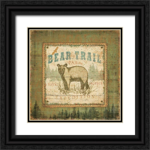 Outdoor Life III Black Ornate Wood Framed Art Print with Double Matting by Pela