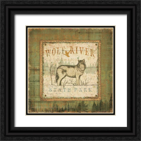 Outdoor Life IV Black Ornate Wood Framed Art Print with Double Matting by Pela