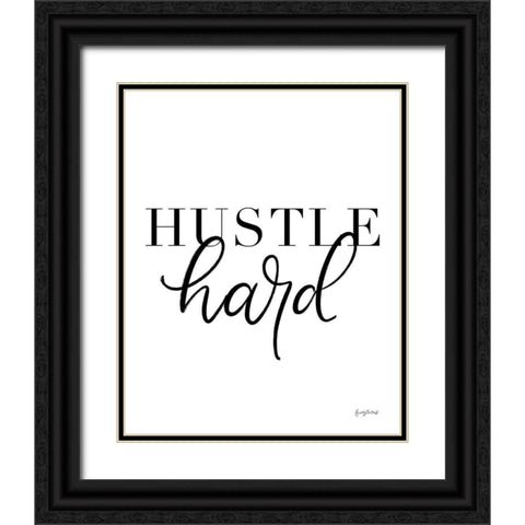 Simple Words VII Black Ornate Wood Framed Art Print with Double Matting by Thorns, Becky