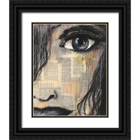 Eye of the Beholder II Black Ornate Wood Framed Art Print with Double Matting by Courtney, Prahl