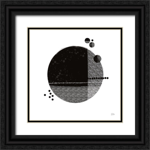 Tribeca II Black Ornate Wood Framed Art Print with Double Matting by Averinos, Melissa