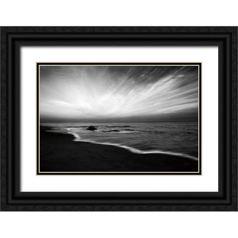 Nantucket Sky Black Ornate Wood Framed Art Print with Double Matting by Aledanda