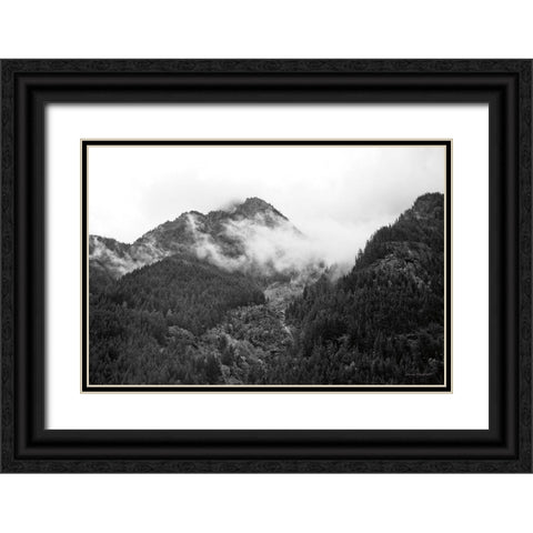 North Cascades I Black Ornate Wood Framed Art Print with Double Matting by Marshall, Laura