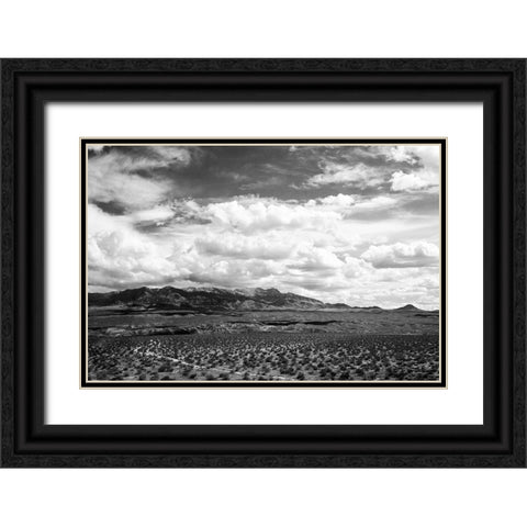 Virgin Mountains I Black Ornate Wood Framed Art Print with Double Matting by Marshall, Laura