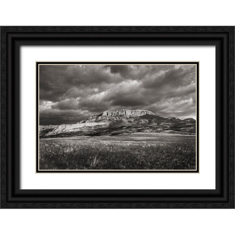 Castle Reef Mountain Black Ornate Wood Framed Art Print with Double Matting by Majchrowicz, Alan