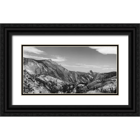 Yosemite III Black Ornate Wood Framed Art Print with Double Matting by Eichman, Andre