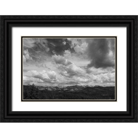 Yosemite V Black Ornate Wood Framed Art Print with Double Matting by Eichman, Andre