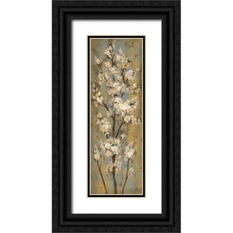 Almond Branch II Black Ornate Wood Framed Art Print with Double Matting by Vassileva, Silvia