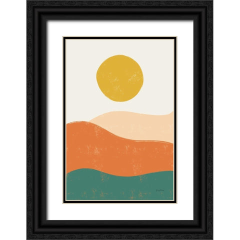 Sun Chaser I Black Ornate Wood Framed Art Print with Double Matting by Thorns, Becky