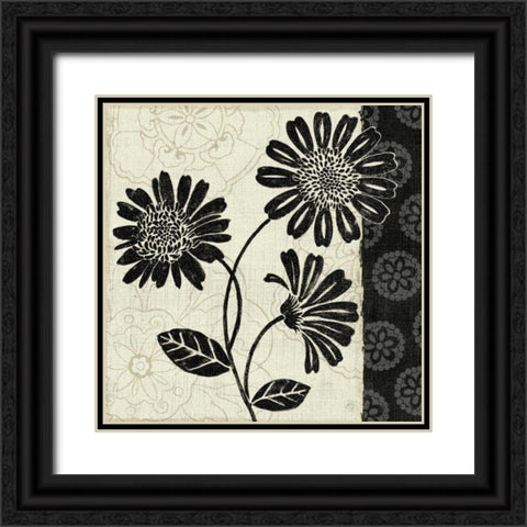 Influence II Black Ornate Wood Framed Art Print with Double Matting by Brissonnet, Daphne