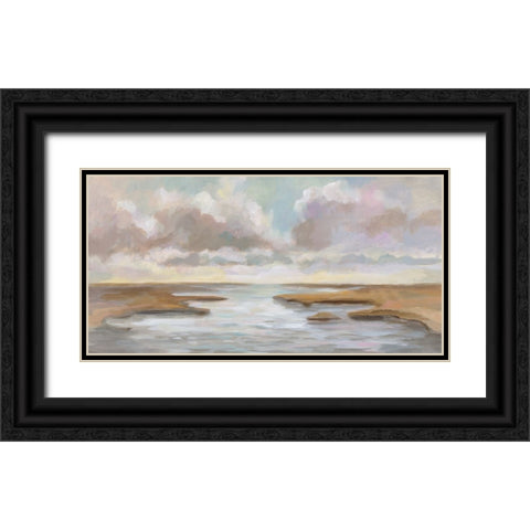 Tranquil View Black Ornate Wood Framed Art Print with Double Matting by Vassileva, Silvia