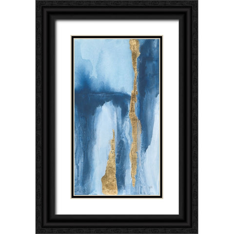 Glacier IV Crop Black Ornate Wood Framed Art Print with Double Matting by Paschke, Chris