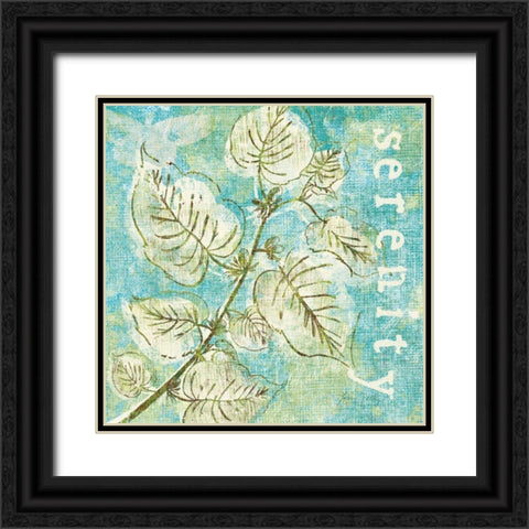 Spring Renewal III Black Ornate Wood Framed Art Print with Double Matting by Petty, Lisa