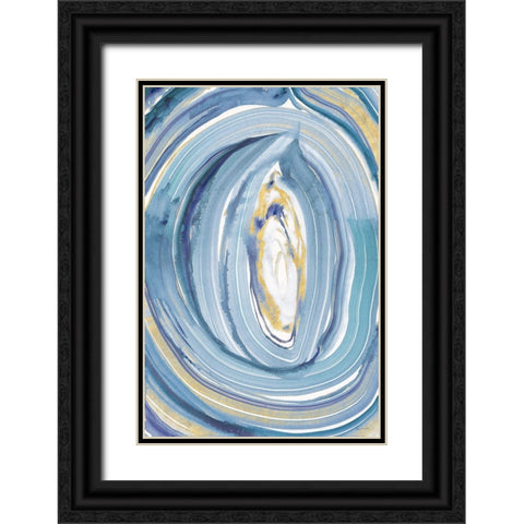 Terrain Gilded I Black Ornate Wood Framed Art Print with Double Matting by Schlabach, Sue