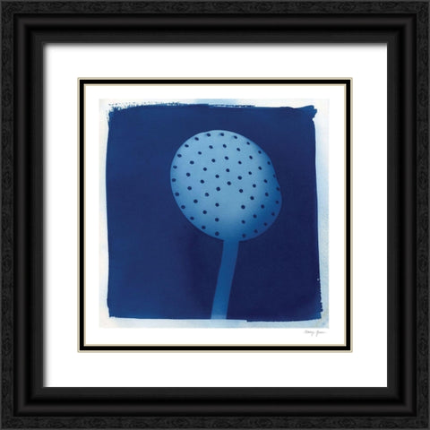 Cyanotype Kitchen XIV Black Ornate Wood Framed Art Print with Double Matting by Green, Nancy