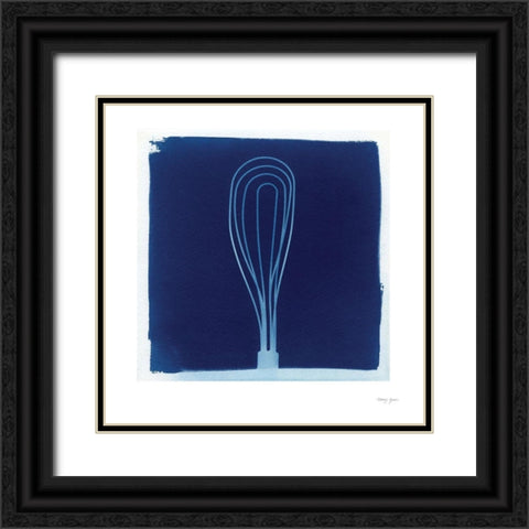 Cyanotype Kitchen XVII Black Ornate Wood Framed Art Print with Double Matting by Green, Nancy
