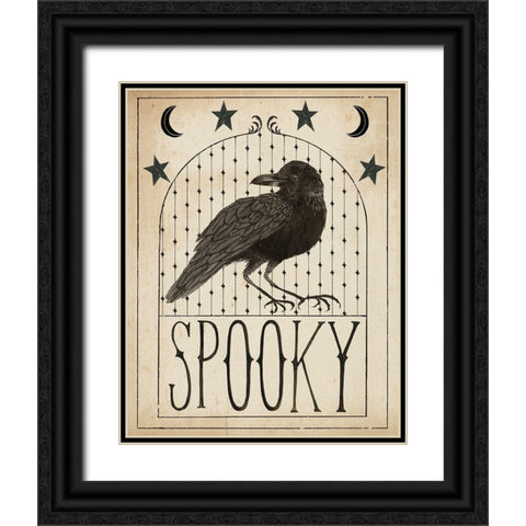 Hocus Pocus I Stars Black Ornate Wood Framed Art Print with Double Matting by Miller, Sara Zieve