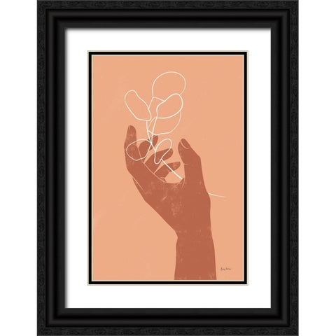 Boho Dreams I Black Ornate Wood Framed Art Print with Double Matting by Thorns, Becky