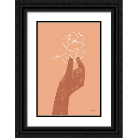Boho Dreams II Black Ornate Wood Framed Art Print with Double Matting by Thorns, Becky