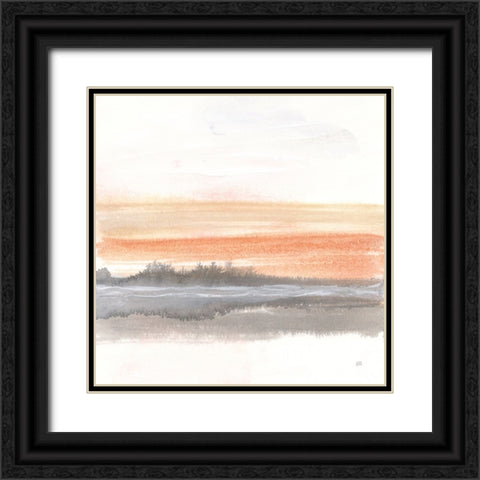 Secondary Palette II Black Ornate Wood Framed Art Print with Double Matting by Paschke, Chris