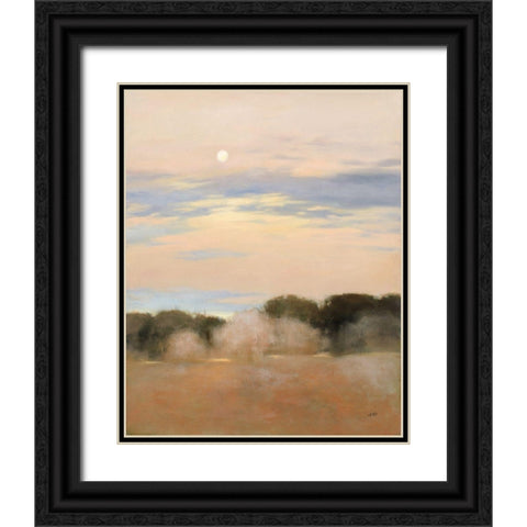 Sienna Fields I Black Ornate Wood Framed Art Print with Double Matting by Purinton, Julia
