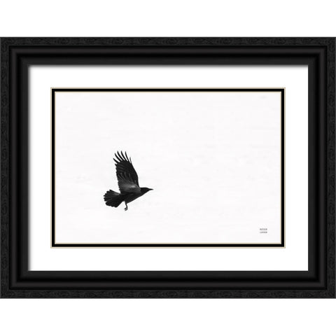 Air Clan Black Ornate Wood Framed Art Print with Double Matting by Larson, Nathan
