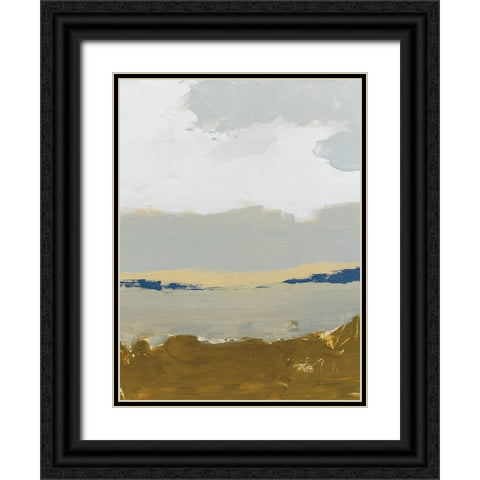 Gold Sands III Black Ornate Wood Framed Art Print with Double Matting by Munger, Pamela