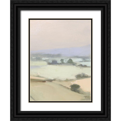 Dream Valley I Neutral Crop II Black Ornate Wood Framed Art Print with Double Matting by Purinton, Julia