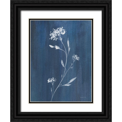 Simple Nature IV Black Ornate Wood Framed Art Print with Double Matting by Nai, Danhui