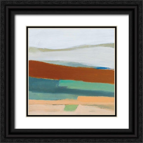 Laid Back Black Ornate Wood Framed Art Print with Double Matting by Munger, Pamela