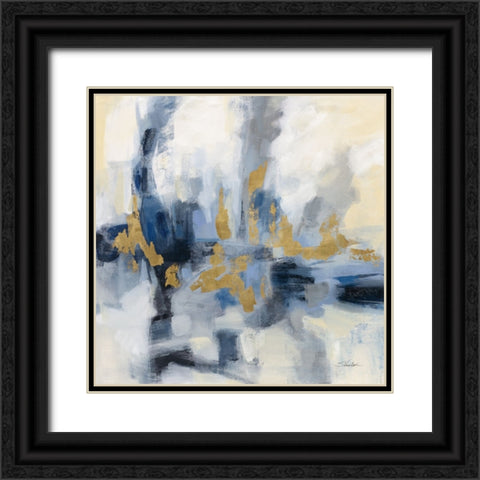 Midnight Embrace Black Ornate Wood Framed Art Print with Double Matting by Vassileva, Silvia