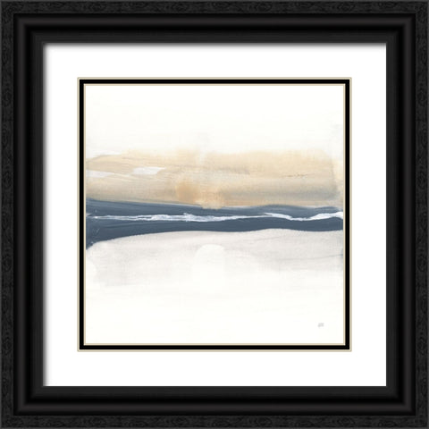 Tonal Blue Gray IV Crop Black Ornate Wood Framed Art Print with Double Matting by Paschke, Chris